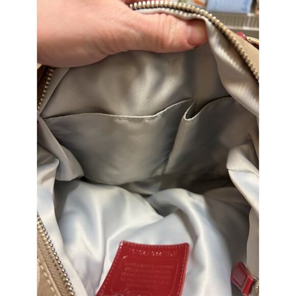 Coach Daisy Poppy Signature Red And Tan shoulder bag Y2K - Picture 16 of 16